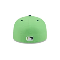 Casquette ajustée 59FIFTY verte Hartford Yard Goats Theme Nights de New Era pour homme
