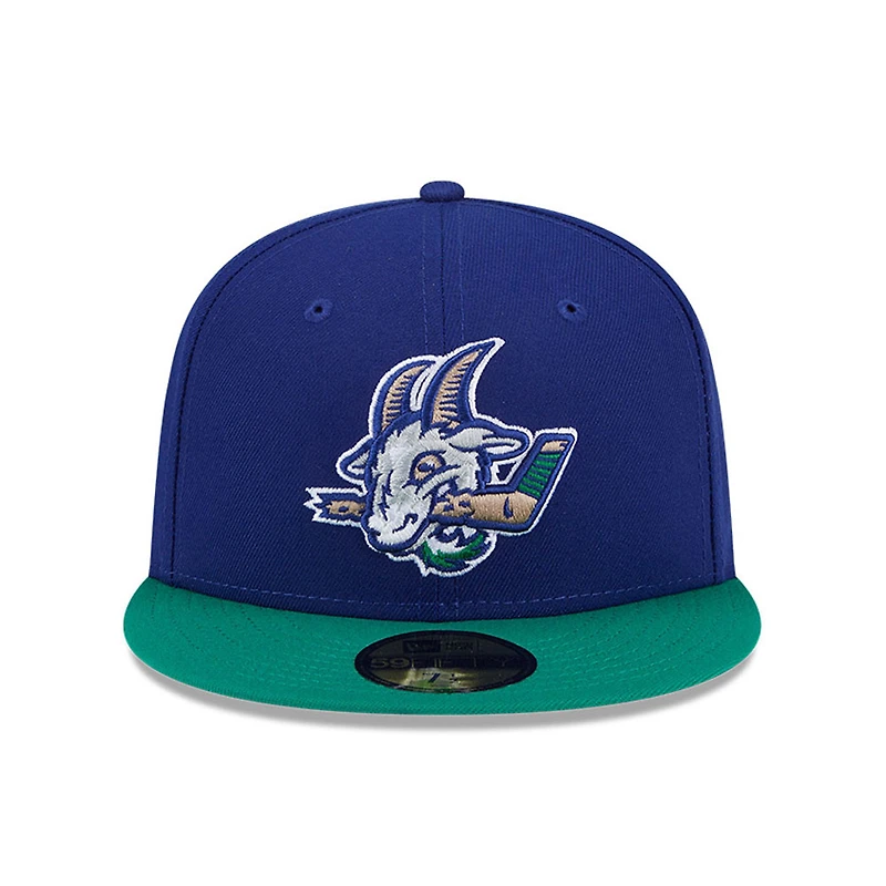Men's New Era  Green Hartford Yard Goats Theme Nights 59FIFTY Fitted Hat