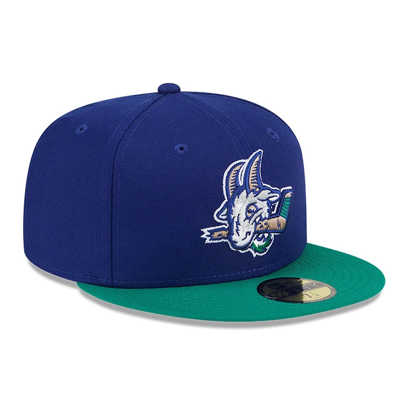 Men's New Era  Green Hartford Yard Goats Theme Nights 59FIFTY Fitted Hat