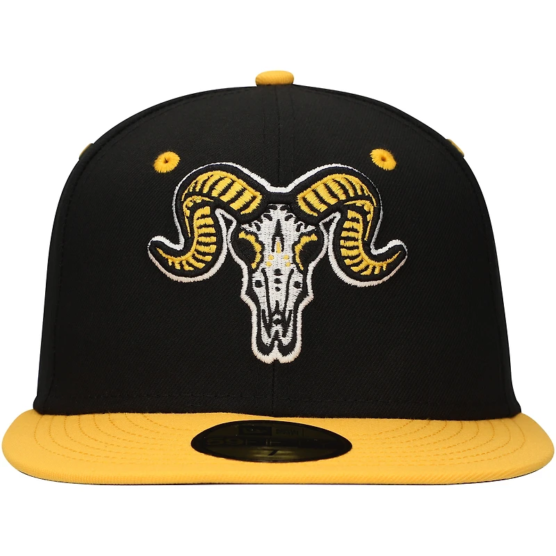 Men's New Era Black Chivos de Hartford Copa la Diversión 59FIFTY Fitted Hat
