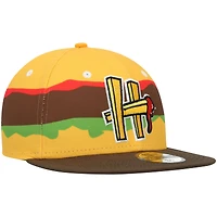 Casquette ajustée 59FIFTY Hartford Yard Goats pour homme New Era Gold