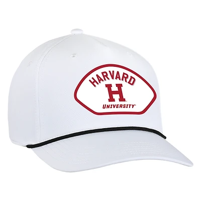 Casquette ajustable en corde blanche Harvard Crimson Alto pour homme