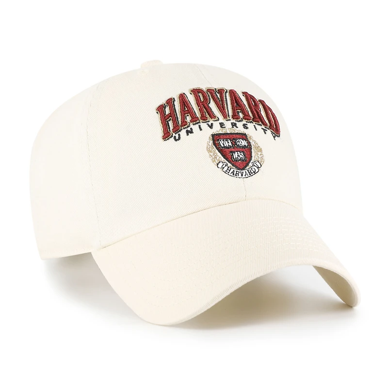 Casquette ajustable Harvard Crimson Clean Up Sand 47 pour homme