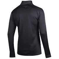 Pull zippé classique en jacquard noir Harvard Crimson pour homme