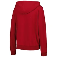 Sweat à capuche entièrement zippé avec nom arqué Harvard Crimson pour femme
