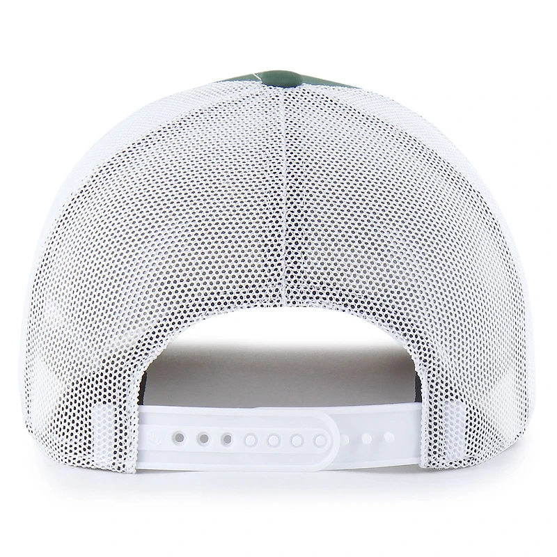 Casquette ajustable Green Hawaii Rainbow Warriors Rangefinder brrr Trucker pour homme, modèle 47