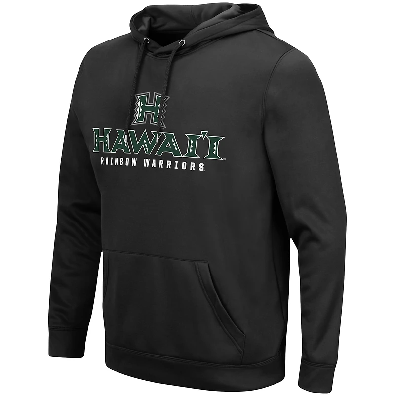 Sweat à capuche Colosseum Black Hawaii Warriors Lantern pour homme