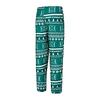 Men's Concepts Sport  Green Hawaii Rainbow Warriors Swivel Long Sleeve Top & Pants Sleep Set