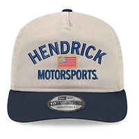 Men's New Era  Khaki/Navy Hendrick Motorsports Flag 19TWENTY Adjustable Hat