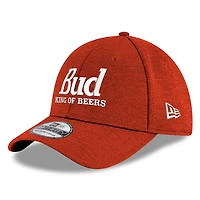 Casquette flexible 39THIRTY Scarlet Ken Schrader Bud King of Beers New Era pour hommes