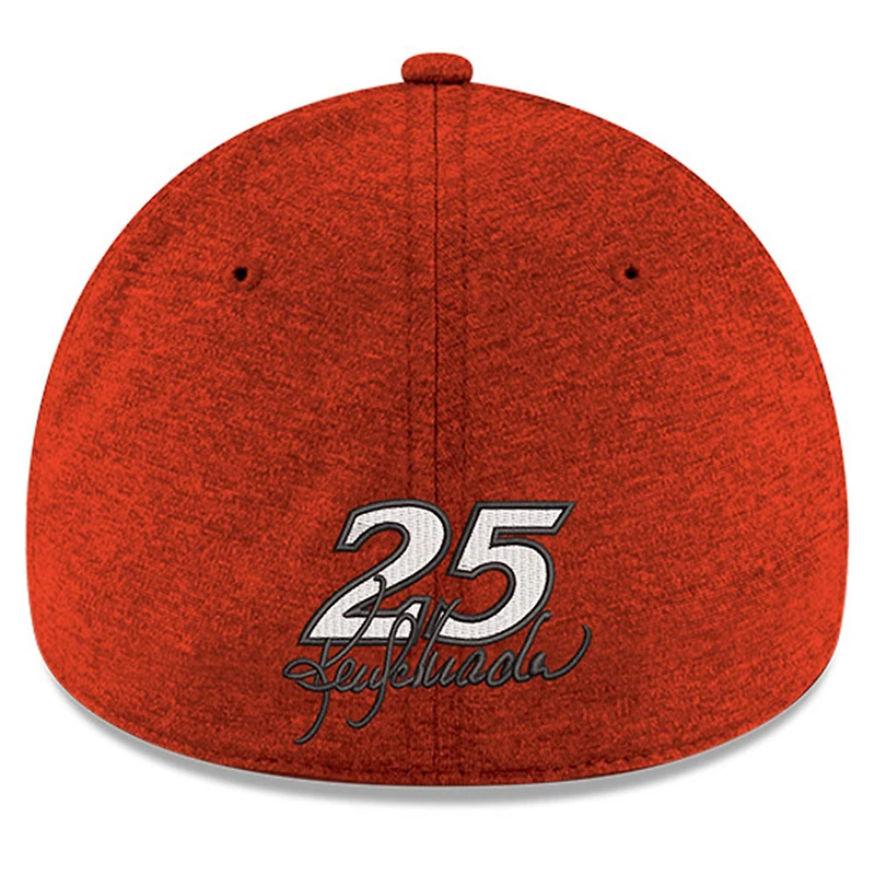 Casquette flexible 39THIRTY Scarlet Ken Schrader Bud King of Beers New Era pour hommes