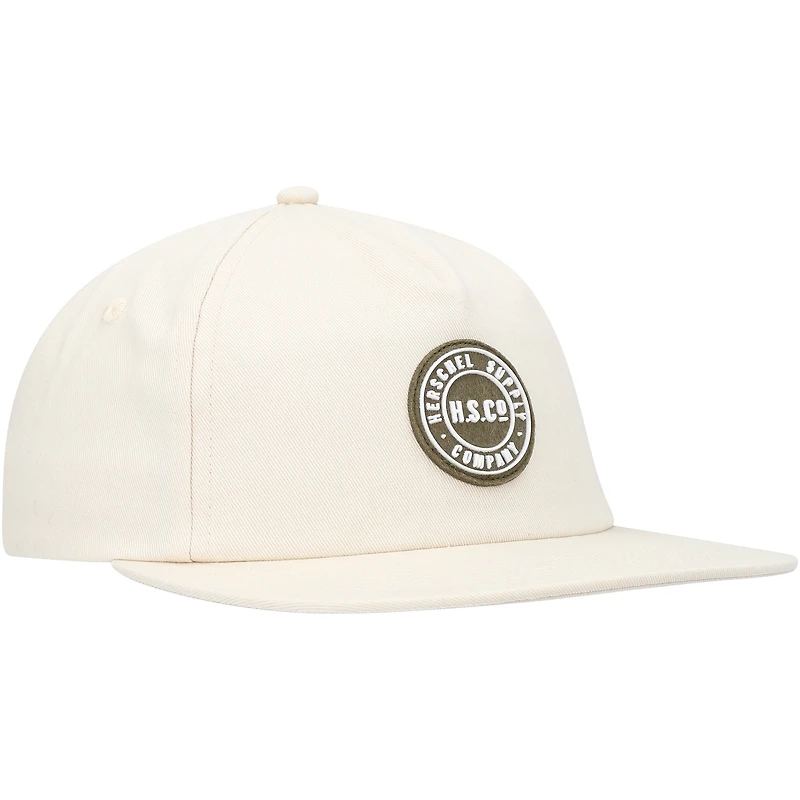 Casquette Herschel Supply Co. Cream Scout ajustable pour homme
