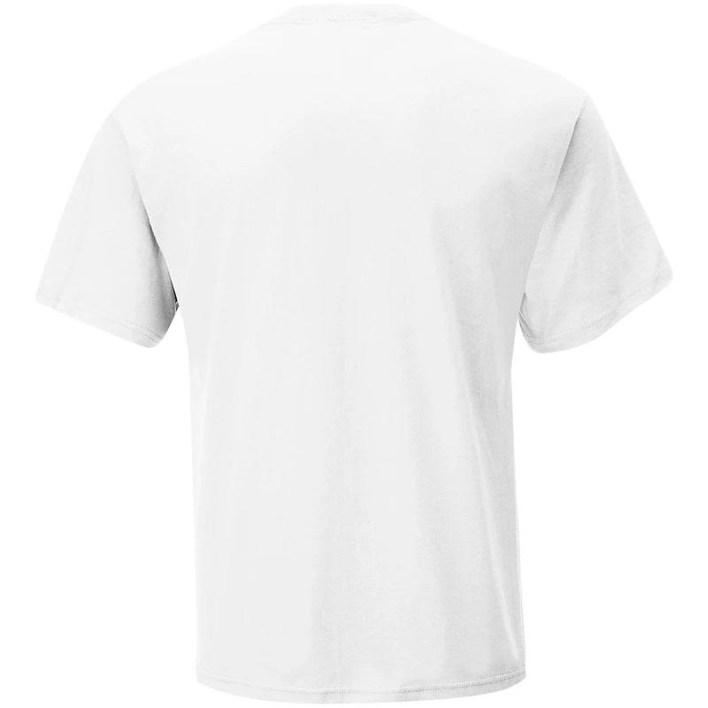 Men's Checkered Flag White Hershel McGriff NASCAR Hall of Fame Class 2023 Inductee T-Shirt