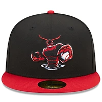 Casquette ajustée 59FIFTY Marvel x Minor League Hickory Crawdads New Era pour homme