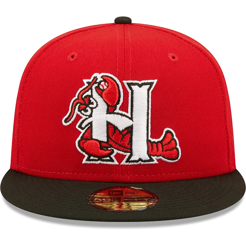 NWE HICCRA RED HOME MIB AUTHENTIC COLLECTION 59FIFTY HATMENHIC