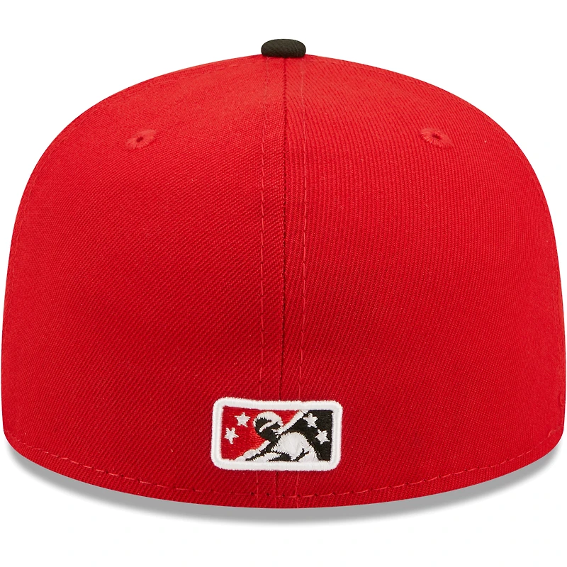 NWE HICCRA RED HOME MIB AUTHENTIC COLLECTION 59FIFTY HATMENHIC