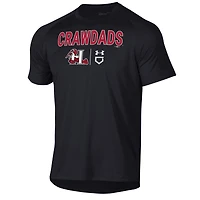 Men's Under Armour Black Hickory Crawdads Tech T-Shirt