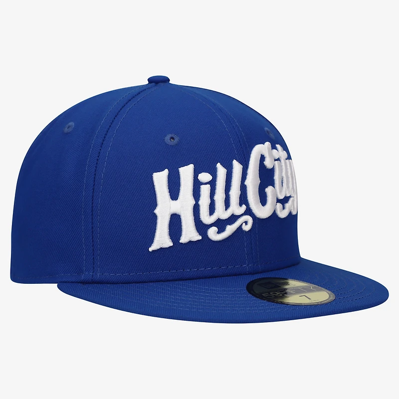 Men's New Era Blue Hill City Howlers Authentic Collection 59FIFTY Fitted Hat