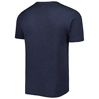 T-shirt homme bleu marine chiné Soñadores de Hillsboro Copa la Diversion Sugar Skull triple mélange