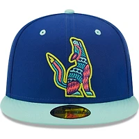 Men's New Era Blue/Mint Soñadores De Hillsboro Copa La Diversion 59FIFTY Fitted Hat