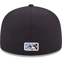 Men's New Era Navy Hillsboro Hops Authentic Collection 59FIFTY Fitted Hat