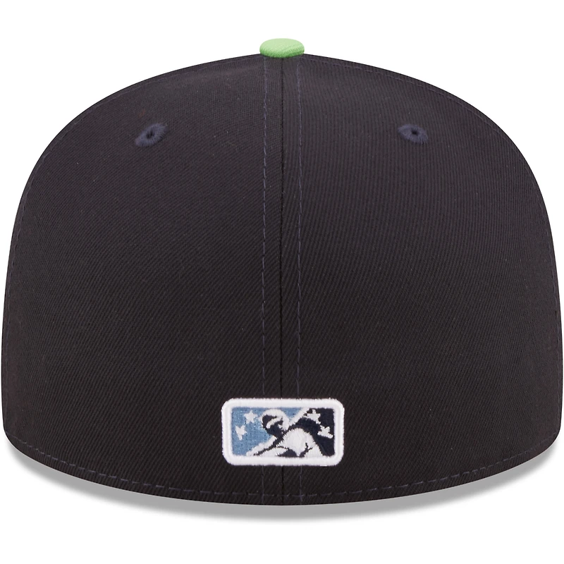 NWE HILHOP NAVY ROAD MIB AUTHENTIC COLLECTION 59FIFTY HATMENHIC