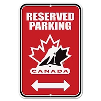 Panneau de stationnement Hockey Canada Jeux olympiques d'hiver 2026 (25,4 cm x 38,1 cm)