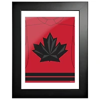 Maillot encadré Hockey Canada Jeux olympiques d'hiver 2026, impression 12 po x 16 po