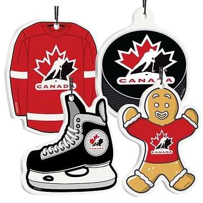  Hockey Canada 2026 Winter Olympics Four-Pack Ornament Set