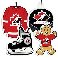  Hockey Canada 2026 Winter Olympics Four-Pack Ornament Set