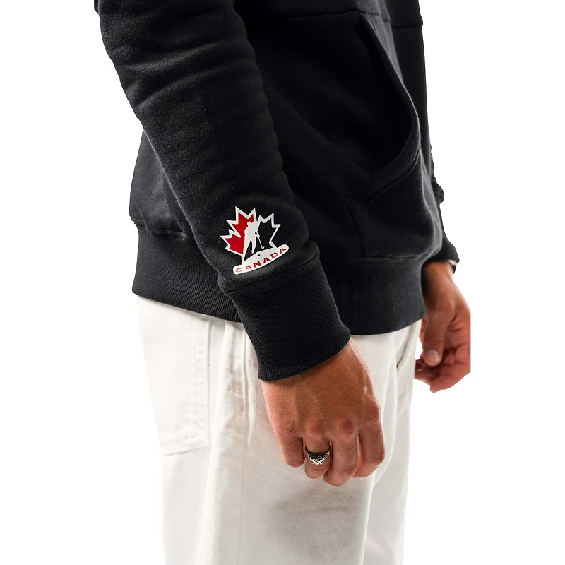 Sweat à capuche noir Hockey Canada 2024 Core Ultimate