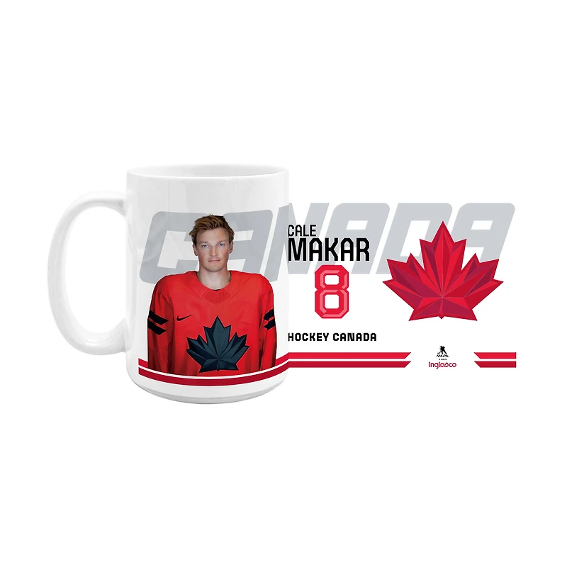 Cale Makar Hockey Canada Photo 15oz Ceramic Mug