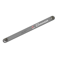 Bracelet fin en cuir personnalisé Hockey Canada blanc