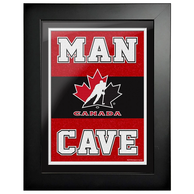 Hockey Canada - 12'' x 16'' Man Cave Framed Sign