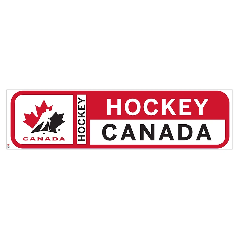 Hockey Canada - Autocollant mural repositionnel 90 '' x 23 ''