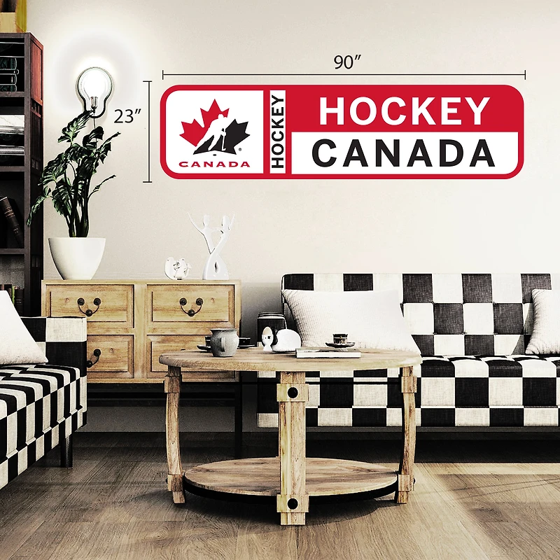 Hockey Canada - 90'' x 23'' Repositional Wall Decal
