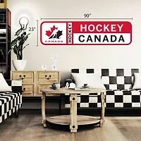 Hockey Canada - 90'' x 23'' Repositional Wall Decal