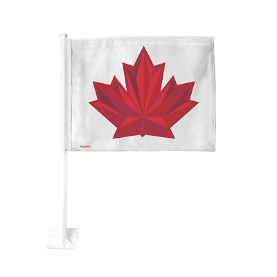 Hockey Canada Double-Sided Car Flag