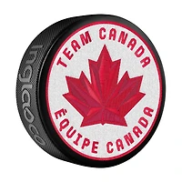 Hockey Canada Patch Souvenir Puck