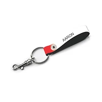 Hockey Canada Personalized Leather Loop Keychain