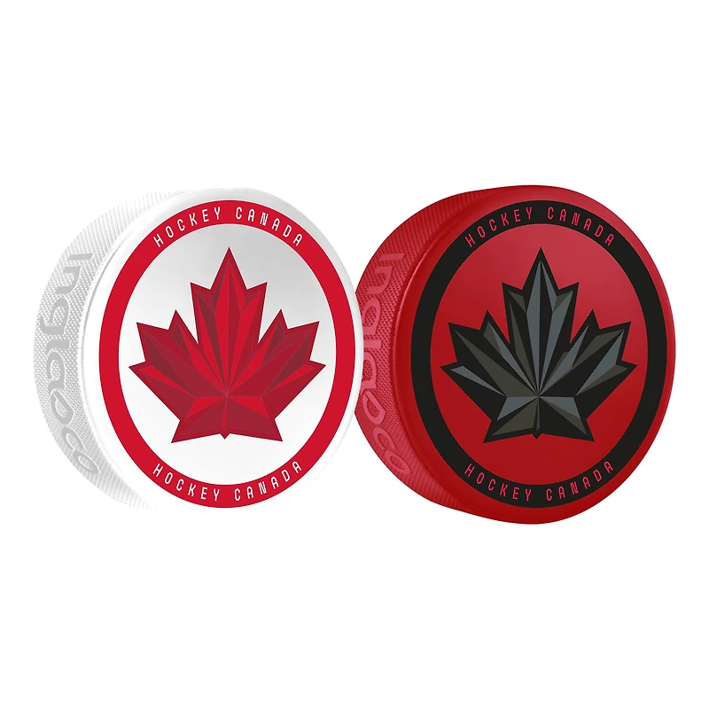 Hockey Canada Souvenir Collectors 2-Pack Puck Set