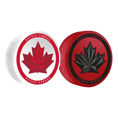 Hockey Canada Souvenir Collectors 2-Pack Puck Set
