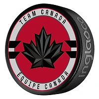 Rondelle souvenir de Hockey Canada avec graphismes lenticulaires