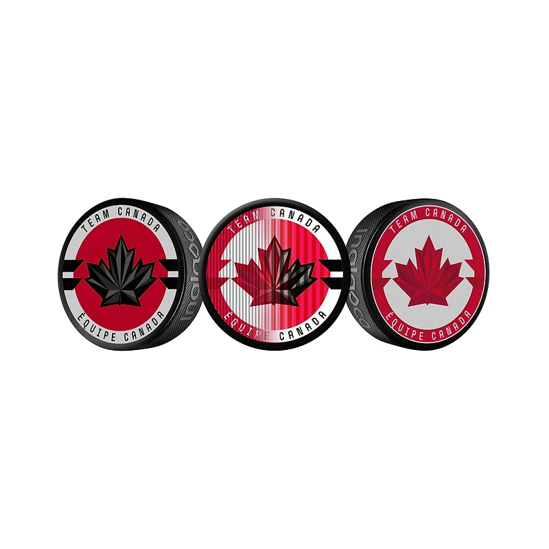 Rondelle souvenir de Hockey Canada avec graphismes lenticulaires