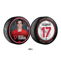 Ensemble de 2 rondelles de collection Macklin Celebrini Hockey Canada Souvenir