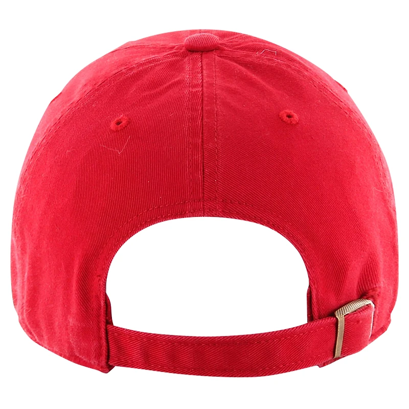 Men's '47 Red Hockey Canada Clean Up Adjustable Hat