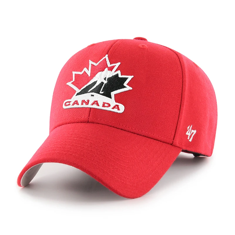 Casquette ajustable rouge pour homme « 47 » Hockey Canada MVP