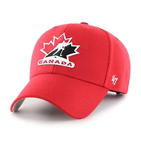 Casquette ajustable rouge pour homme « 47 » Hockey Canada MVP