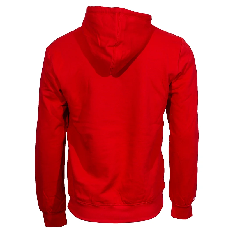 Chandail à capuchon en diagonale pour homme Mitchell & Ness Red Hockey Canada IIHF World Junior Championship