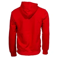 Chandail à capuchon en diagonale pour homme Mitchell & Ness Red Hockey Canada IIHF World Junior Championship